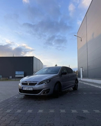 Peugeot 308 cena 43500 przebieg: 139000, rok produkcji 2015 z Piła małe 326